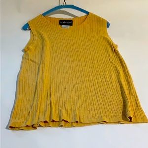 sag harbor yellow sweater vest
